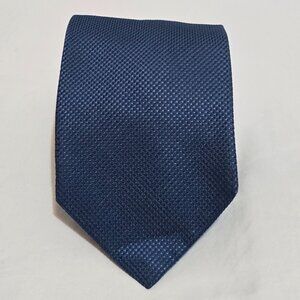 Country Road Made in Italy 100% Silk Necktie - Blue - 3 1/2" x 58"